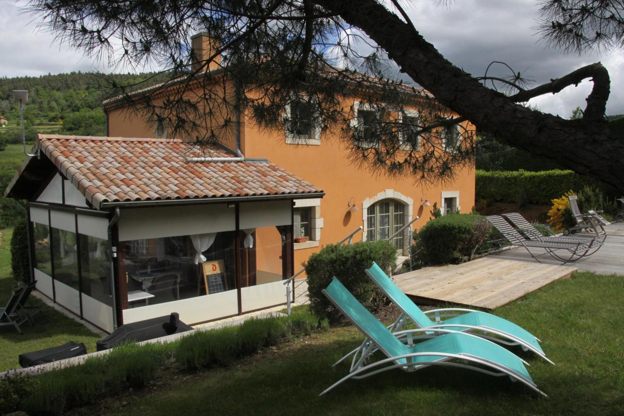 La Bastide De Fontaille Bed & Breakfast Saint-Félicien Dış mekan fotoğraf