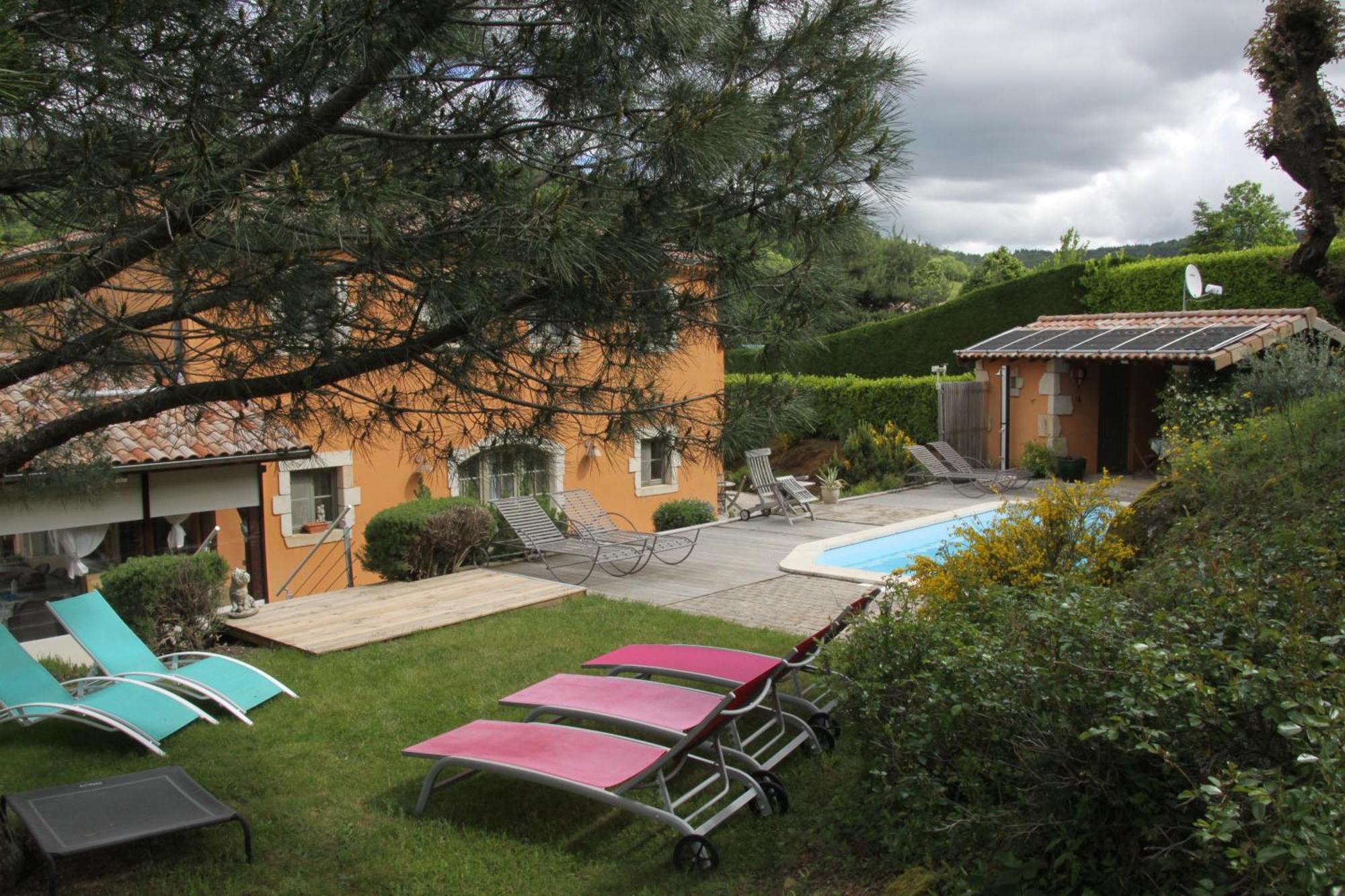 La Bastide De Fontaille Bed & Breakfast Saint-Félicien Dış mekan fotoğraf
